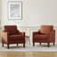 Fauteuil avec pieds en bois massif-892651812