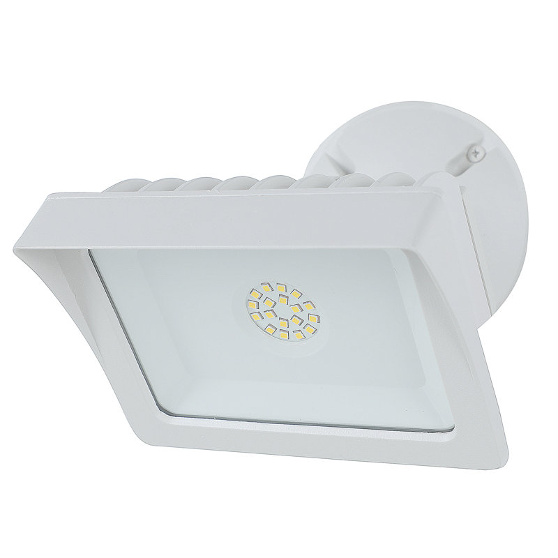 Fitchett 20-Watt LED Outdoor Security Flood Light, White