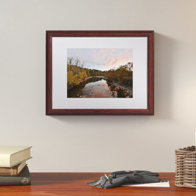" Rocky River Autumn Sunset "