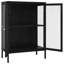 Sideboard Black Powder-coated steel Medium Adjustable Feet-1393223530