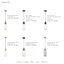 Luminaire suspendu cylindrique simple Leor-331564943
