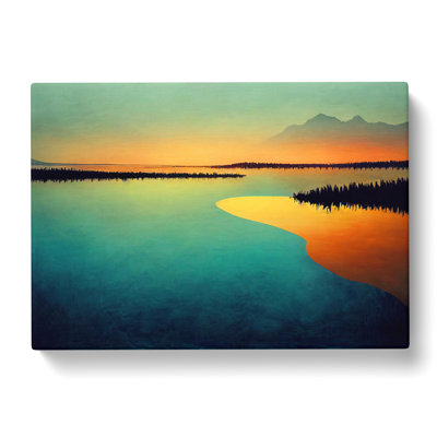 Lake Mountains Vol.1 - Wrapped Canvas