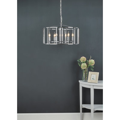 6 - Light Polished Chrome Pendant