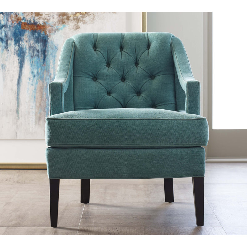 Armchair, Gray, Black Walnut