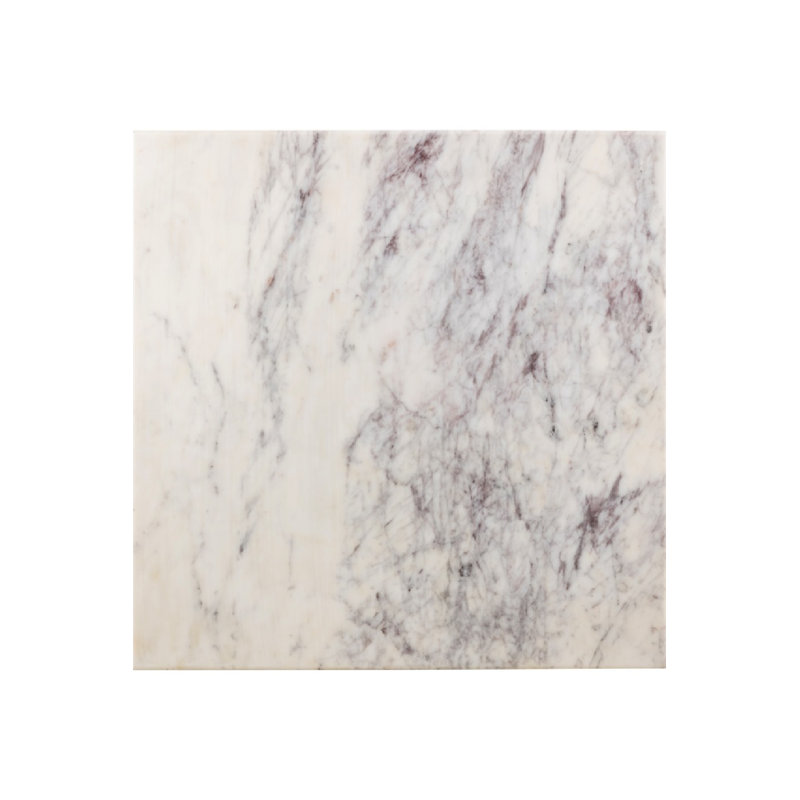 Bar Table Square Marble Dining Table, White