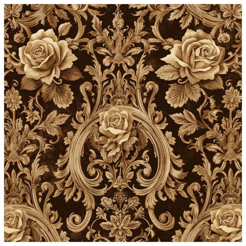 Édredon Ornate Floral Roses, Simple extra long