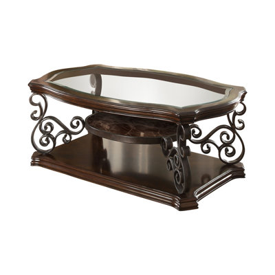 Gennaro Glass Top Coffee Table