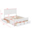 Base de lit en bois avec tiroirs-530677846