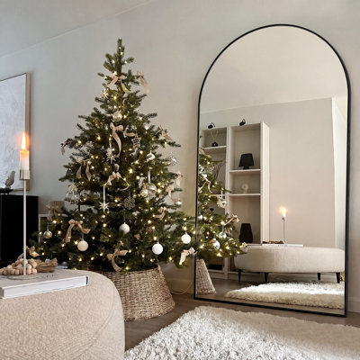 Large Arch Full Length Mirror with 3 Mounting Method