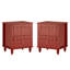 Table de chevet en forme de nuage de 19,7 po Dorlan-121745325