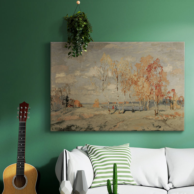 Paysage rétro - DCXVII, H 33 po x l 49 po