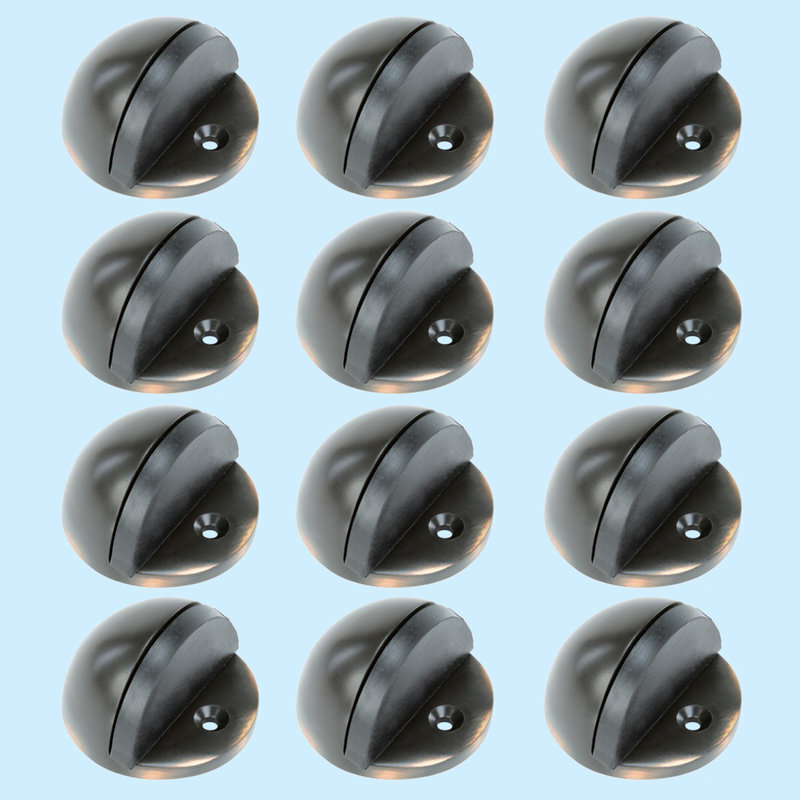 Adjustable Height Bronze Floor Mount Stop