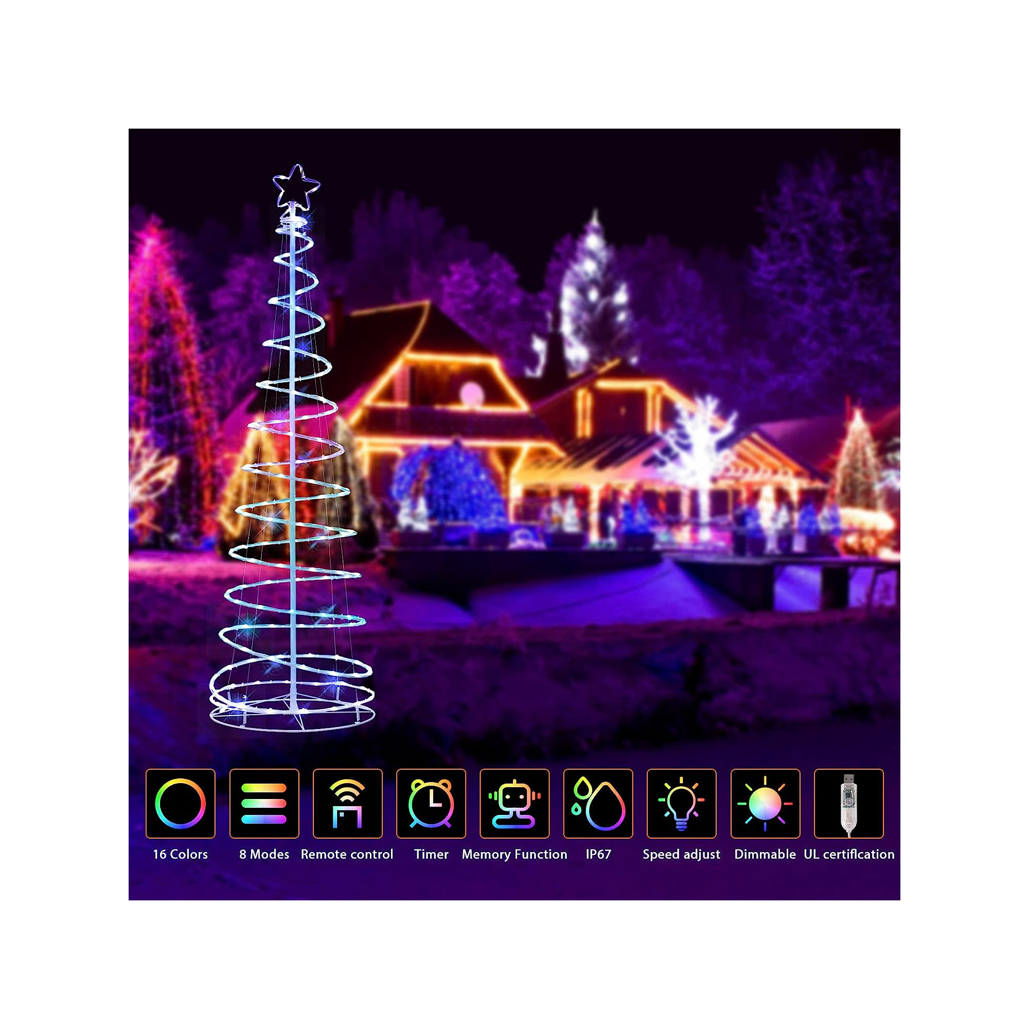 Gernhard 70.86'' LED Lighted Trees & Branches