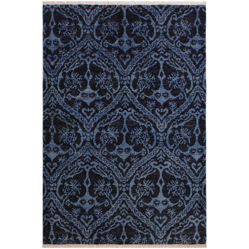 Brayton One-of-a-Kind 3'11" x 5'8" Area Rug in Blue/Black