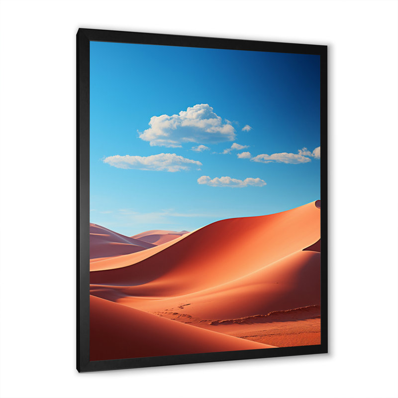 Reproduction d'art sur toile, "Coastal minimalisme" VI, Cadre photo noir, H 20 po x l 12 po x P 1 po