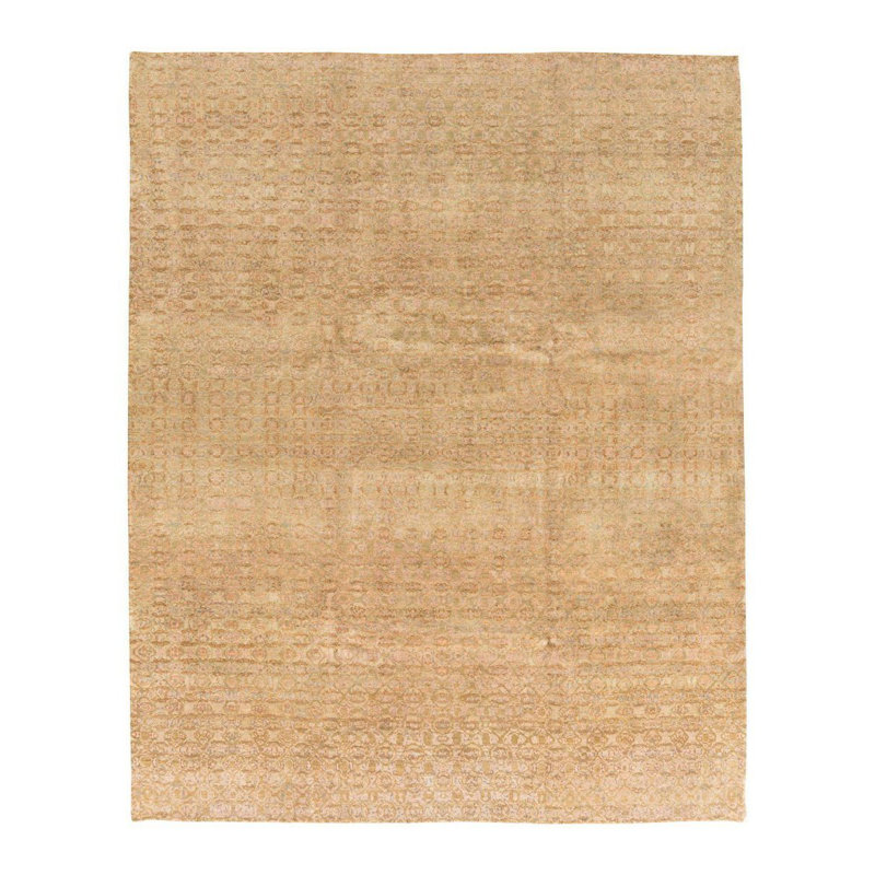Vivace Wool Geometric Area Rug in Beige/Neutral, Rectangle 8' x 10'