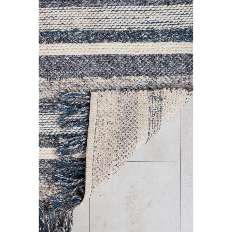 Lancelot Solid Colour Wool Hand Woven Area Rug, Rectangle 200 x 300cm