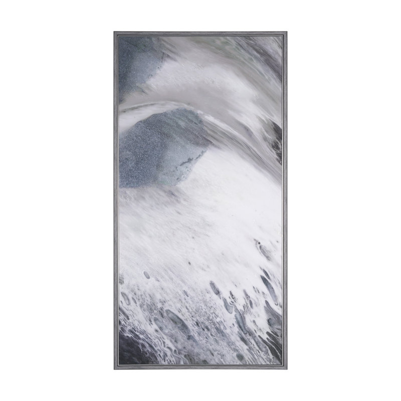 Storm Surge IV a Hand Embelished Textured Canvas