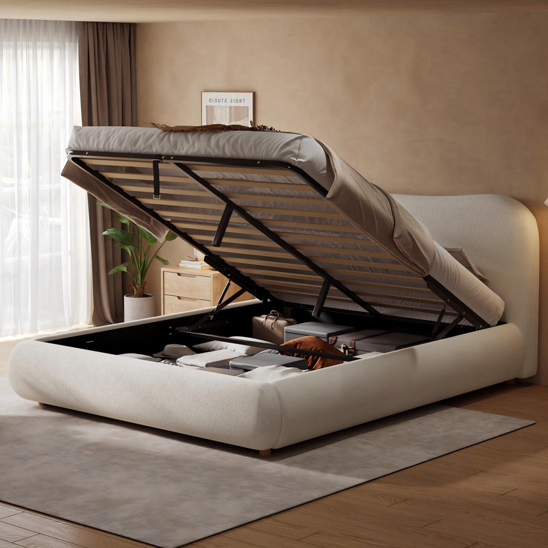 Upholstered Ottoman Storage Bed
