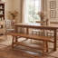 Upholstered Bench with Shelves