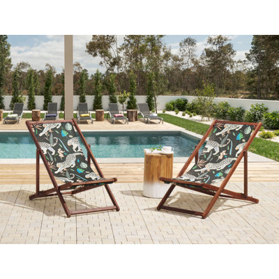 Reclining Folding Deck Chair
