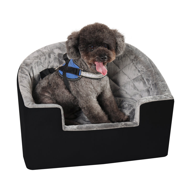 Siège de voiture en polyester Pet Booster, Noir