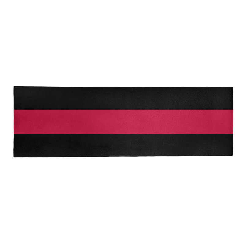 Chenille Striped Indoor Rug, Runner 2'6" x 8'