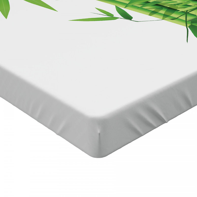 Microfiber Floral Fitted Sheet, Full Fitted Sheet