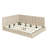 Upholstered Daybed/Sofa Bed Frame-Beige-1071158109