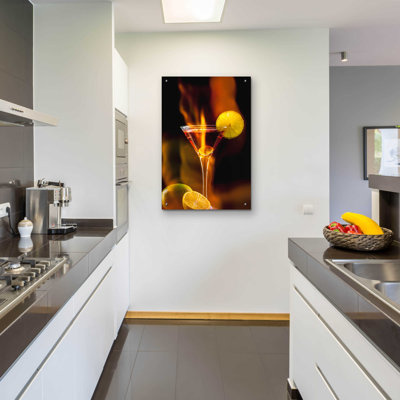 Latitude Wall® «Flamming Dr» par Epic Portfolio, art mural en verre acrylique,