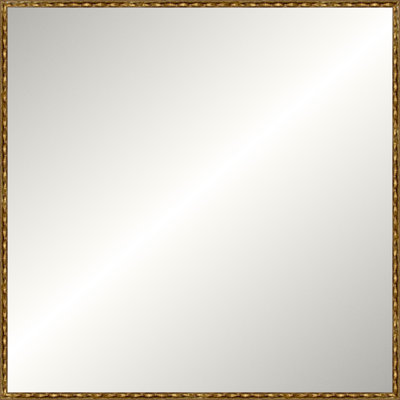 Antique Gold Wave Signature Mirror