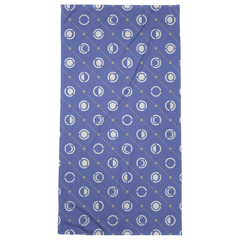 Serviette de bain Classic, Jaune / bleu marine / gris