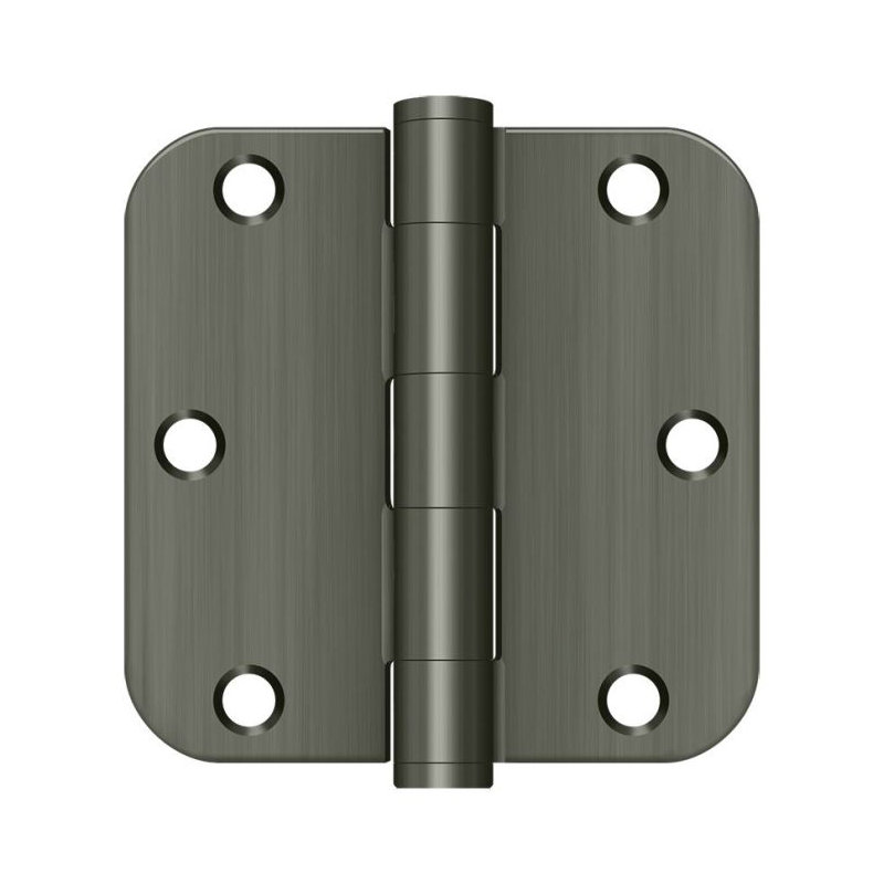 Hinge, Solid Brass, Antique Nickel