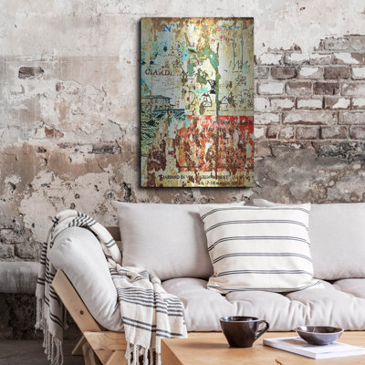 'Bus Poster Remnant Siena 18' by IMB, Metal Wall Art