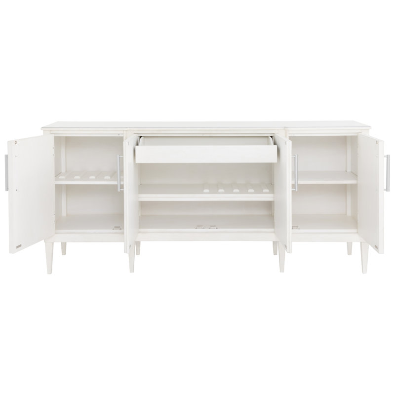 Camille Credenza, Linen/Antique Pewter