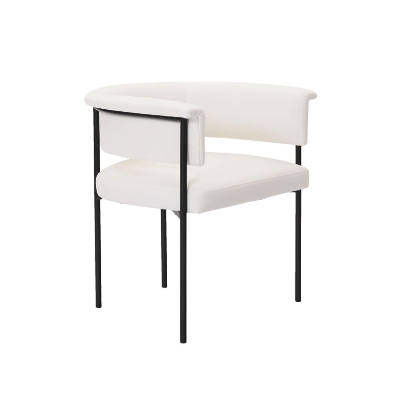 Chaise de salle à manger Teresa, Crème, crème
