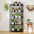 1 Pcs 5 Tier Bookshel 62" Tall Bookcase With Tiltable Shelves Display Storage Rack-1831233698