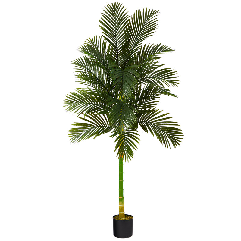 Palmier artificiel en pot, H 84 po x l 24 po x P 24 po