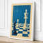 Queen and Pawn Retro - Wrapped Canvas-1177458817-1177458840