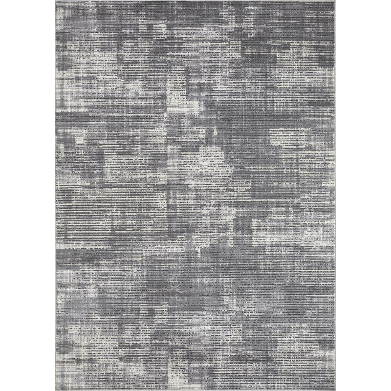 Abstract Indoor Rug, Rectangle 9'10" x 12'10"