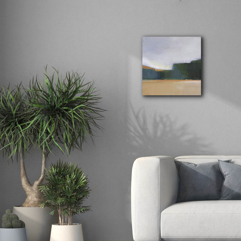  «Solitude 2» par Brittany Evans, art mural sur toile, 18 po x 18 po