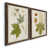 Toile avec cadre en noyer