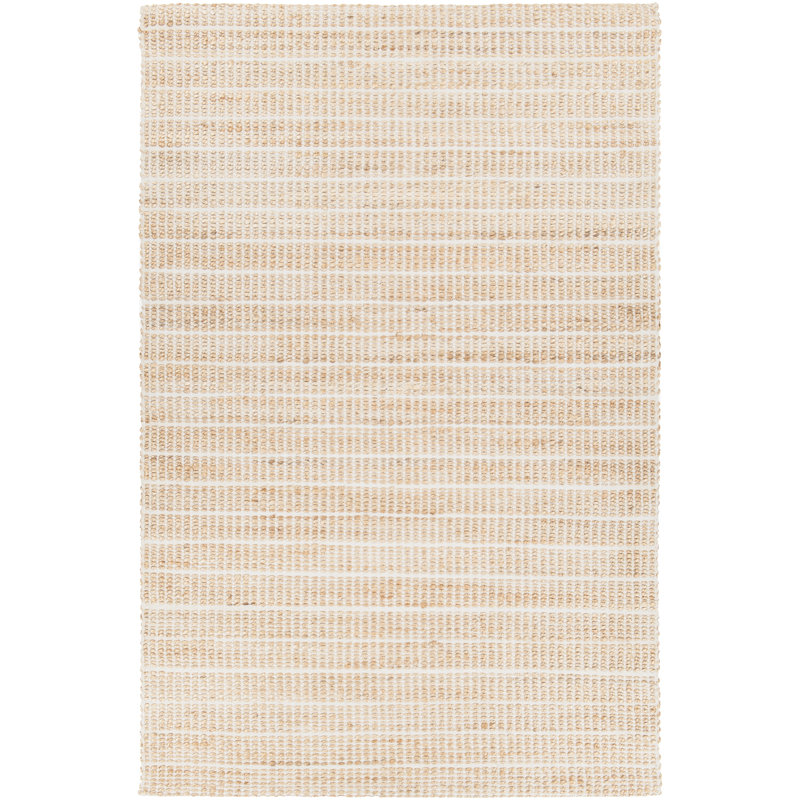 Tapis de zone argenté tissé à la main Kendall, 5 pi x 7 pi 6 po