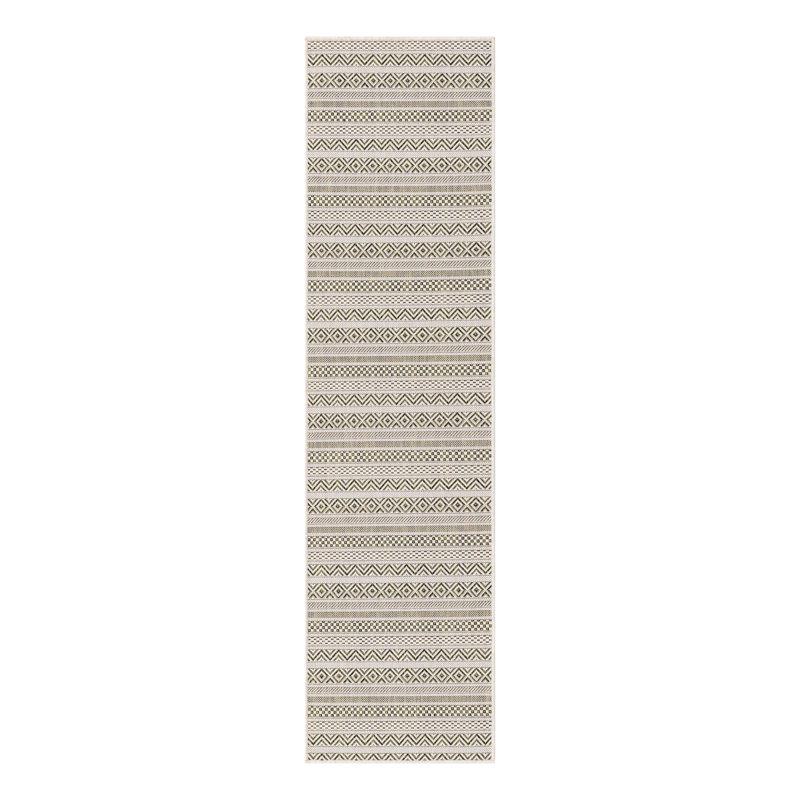 Striped Indoor / Outdoor Rug, Runner 2' x 7'10"