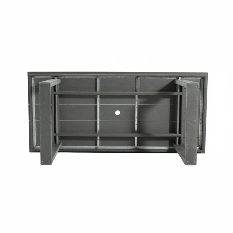 Outdoor Grey Dining Table &Meeting Table, Gray