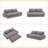 70.1" Queen Pull Out Sofa Bed-260518993
