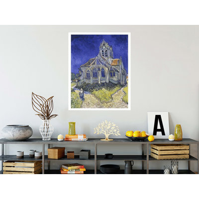 «The Church in Auvers-sur-Oise vue from the Chevet» par Vincent van Gogh - Estampe numérique