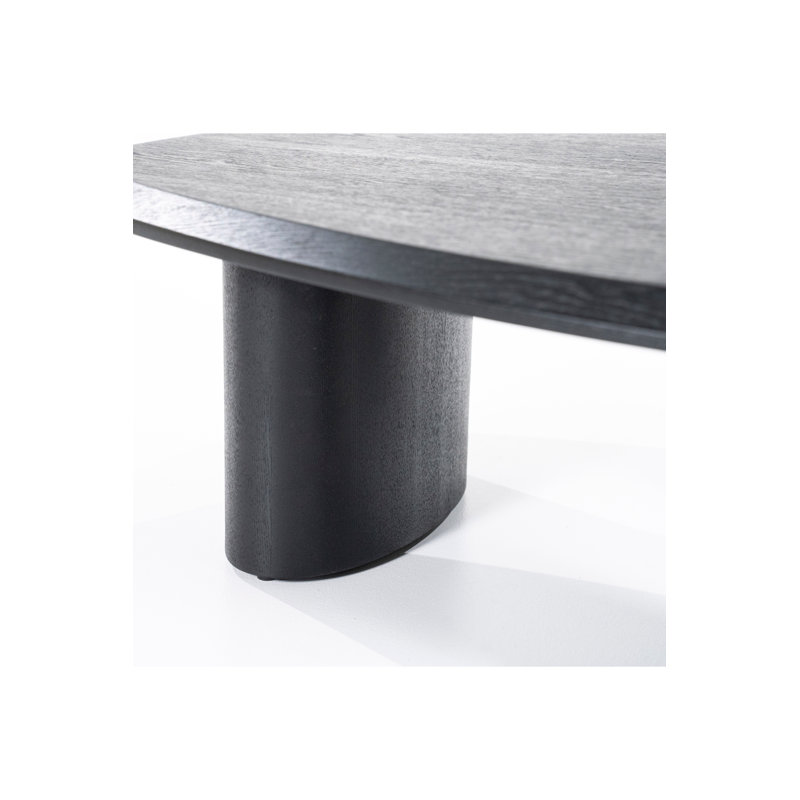 Solid Wood Coffee Table, 13" H x 38" L x 31" W 