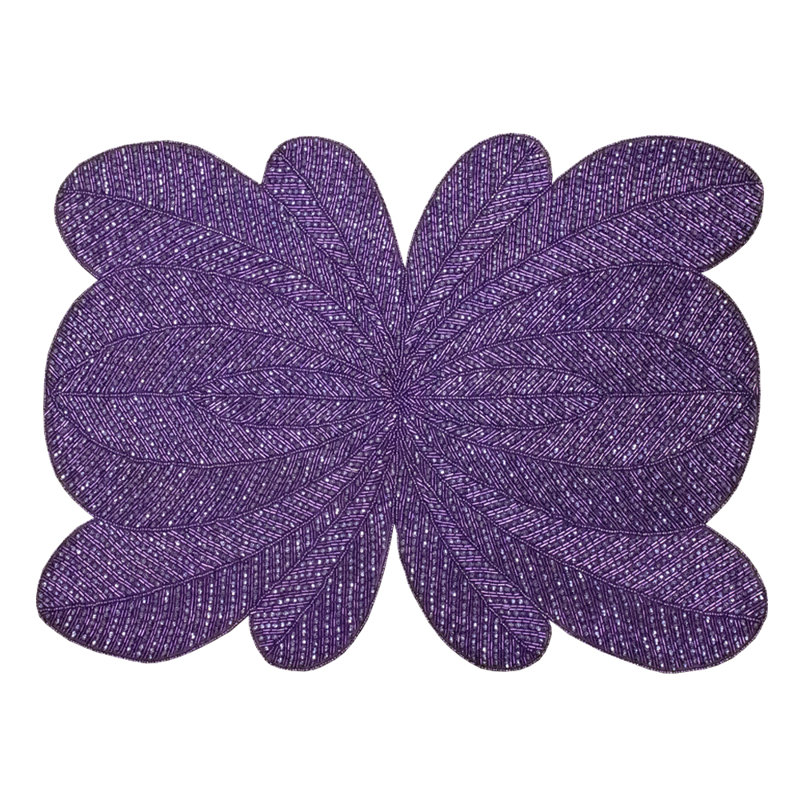 Peacock Placemat, Purple