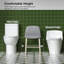 Toilette monobloc allongée 1,28 GPF Tornado